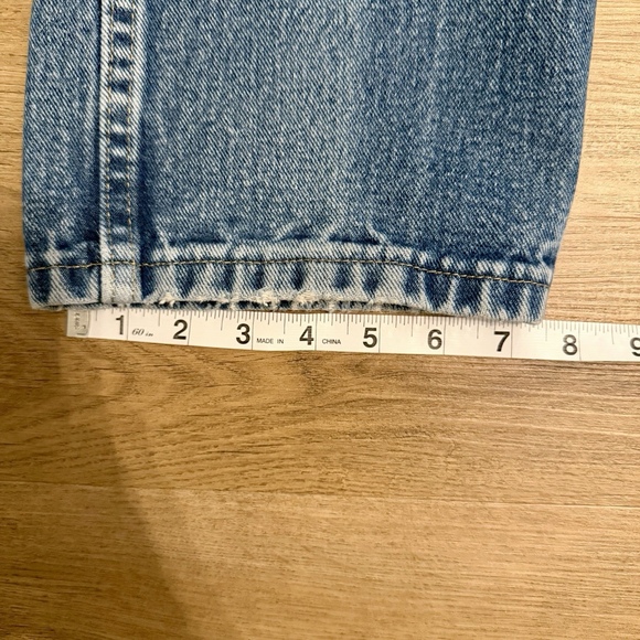 Wrangler Rugged Wear Jeans Men’s 32x34 Blue Denim Straight Leg 90s Y2K - Picture 7 of 8